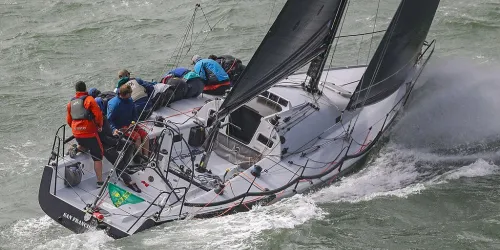 Windy Conditions on Day Two at Rolex Big Boat Series