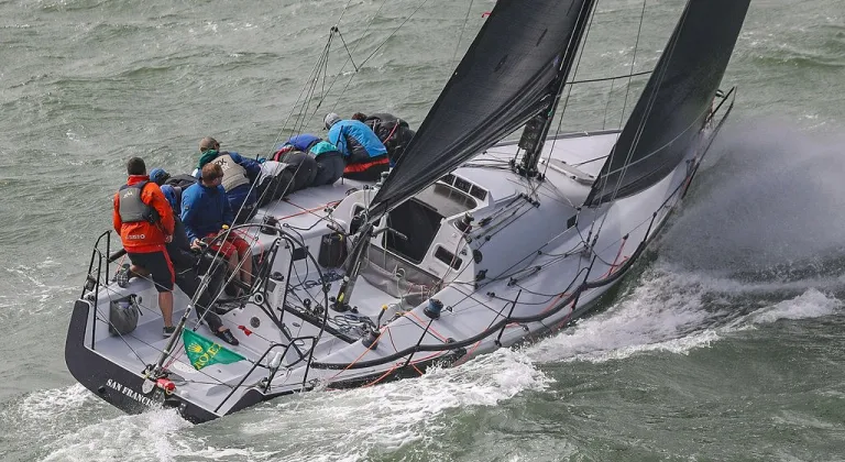 Windy Conditions on Day Two at Rolex Big Boat Series