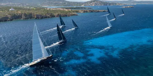 Champagne sailing on day 2 of Rolex Swan Cup