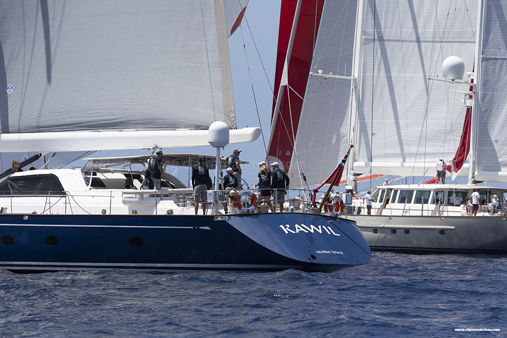 Kawil and Catalina - Superyacht Challenge Antigua 2023 © Clare Matches