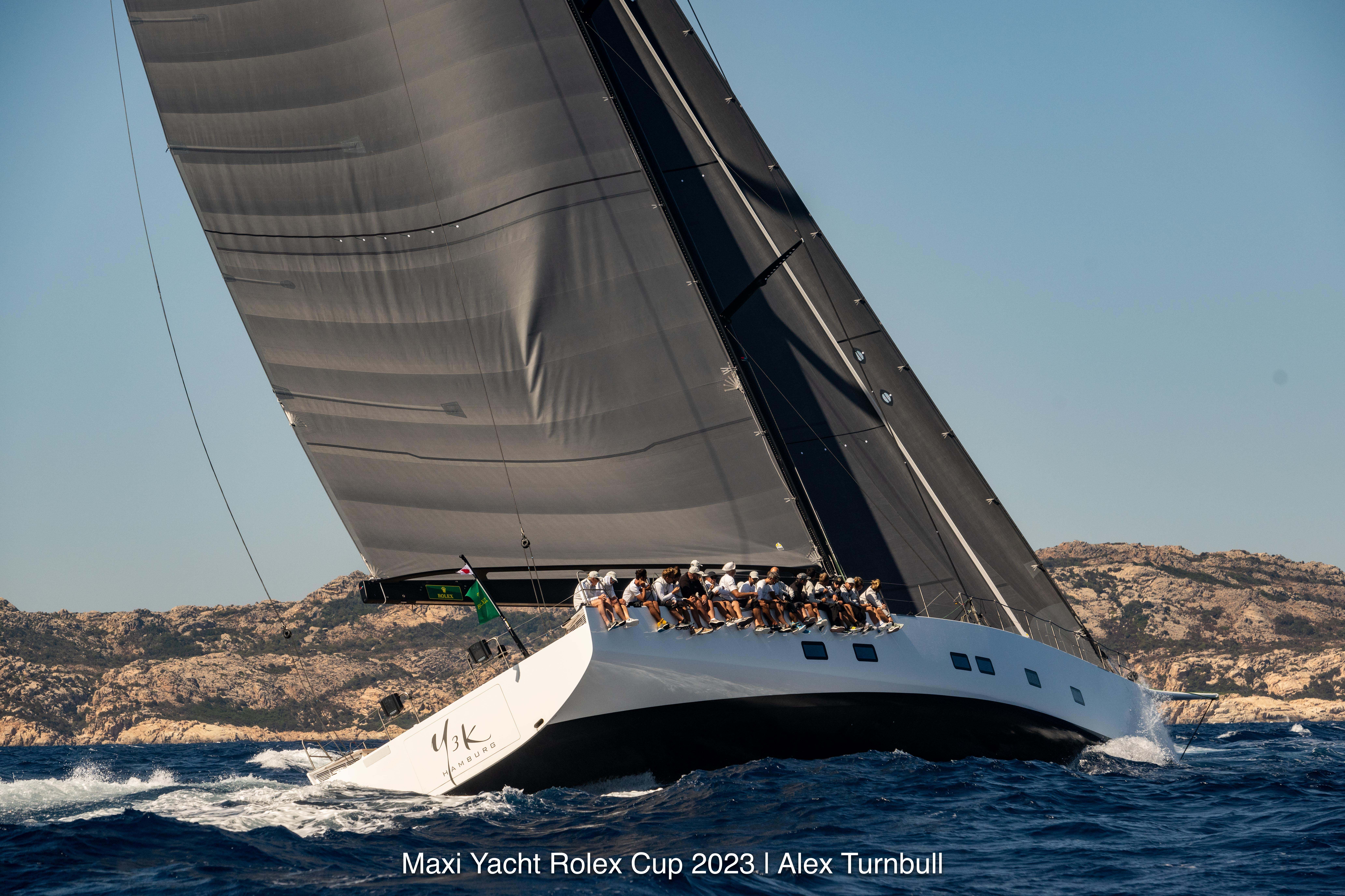 Claus-Peter Offen's Y3K, Maxi Yacht Rolex Cup 2023. Photo credit: © Alex Turnbull