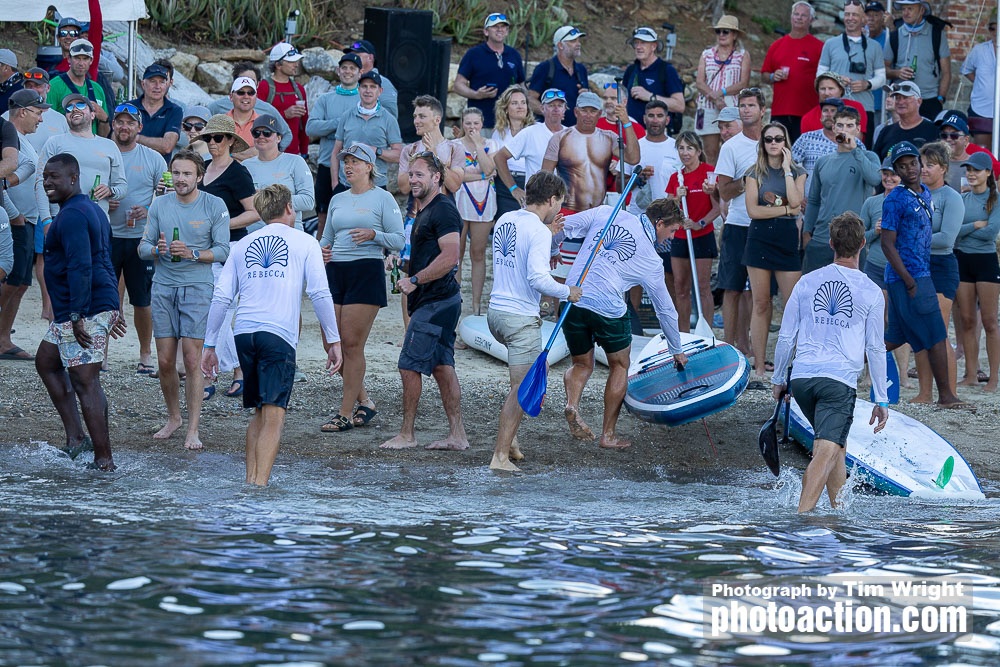 Paddleboard racing - Superyacht Challenge Antigua 2025 © Tim Wright photoaction.com