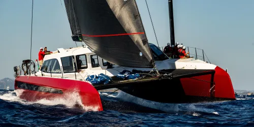 Third day of perfect conditions at Maxi Yacht Rolex Cup