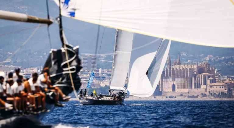 Off to a great start at Superyacht Cup Palma in shining conditions