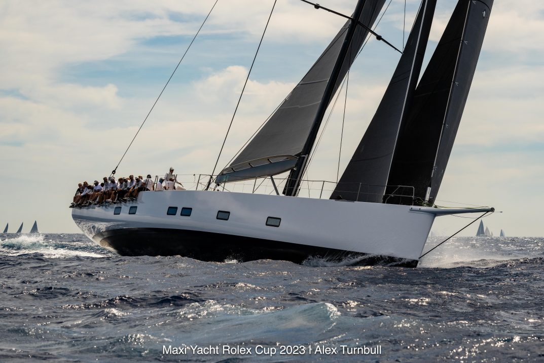 Perfect breeze for start of 33rd Maxi Yacht Rolex Cup
