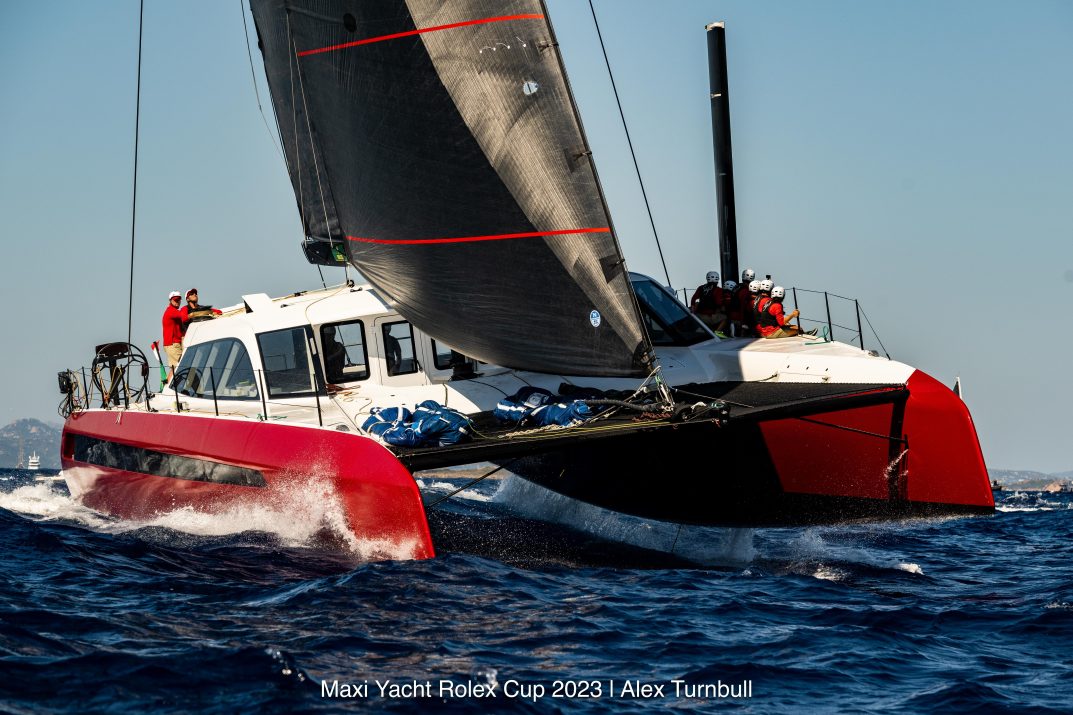 Third day of perfect conditions at Maxi Yacht Rolex Cup