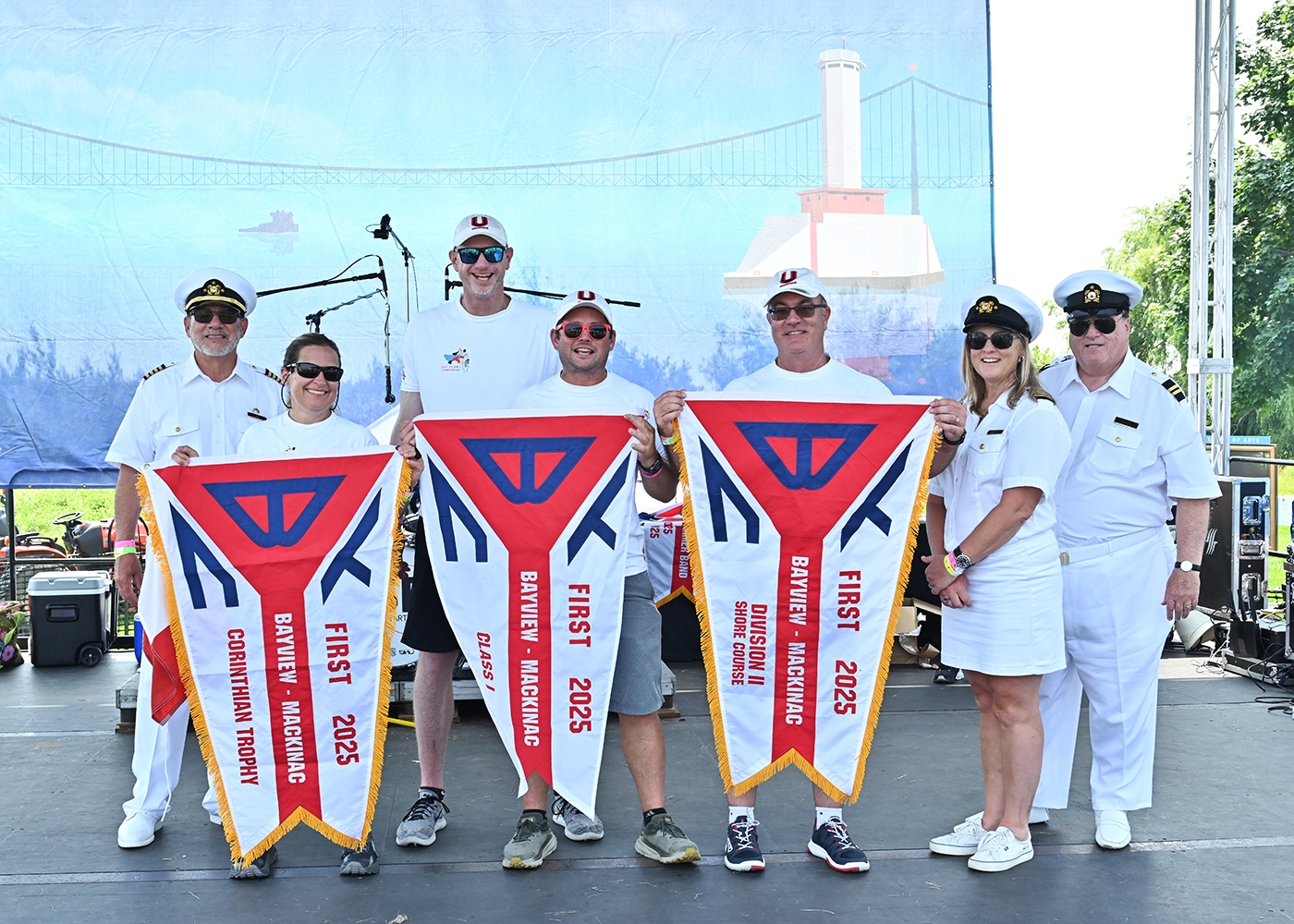 The Corinthian Trophy Winners - 101st edition of the Bayview Mackinac Race