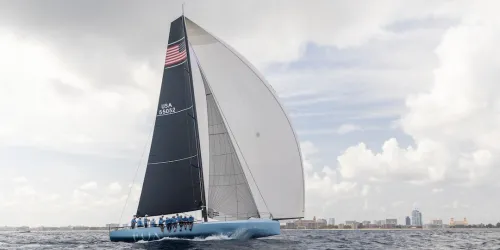 Diverse ORC fleet enjoys close fast racing to Palm Beach