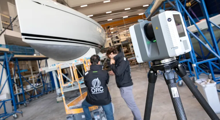 ORC Partners With Leica - Using 3D Laser Scanning  in Yacht Classification